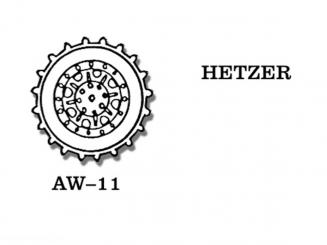 Jagdpanzer Hetzer Drive Wheels 