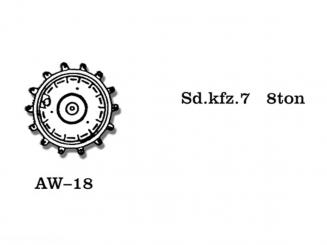 Sd.Kfz.7 8ton Drive Wheels 