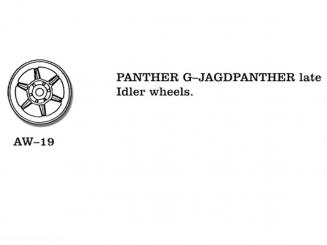 Panther G/Jagdpanther Idler Wheels 