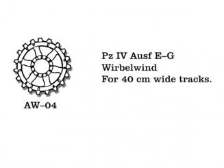 Pz.Kpfw.IV Ausf.E-G, Wirbelwind Wheel 