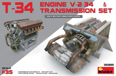 T-34 (V-2-34) Motor & Getriebe 
