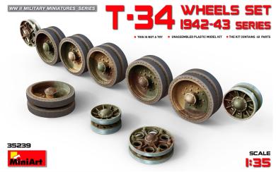 T-34 Wheels Set - 1942-43 Series 