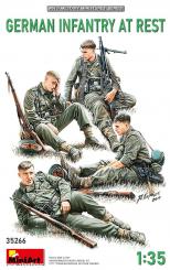 Infanterie allemande - au repos 