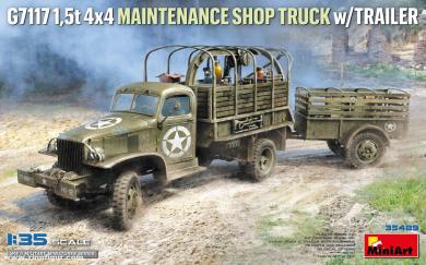 G7117 Camion de maintenance 4x4 1,5t avec remorque 
