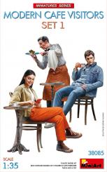 Ensemble de clients de café moderne 1 