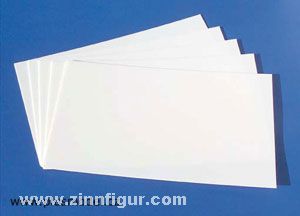 Plaques en plastique 0,6 mm 