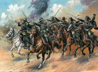 Schwarze Husaren Friedrich des Großen 