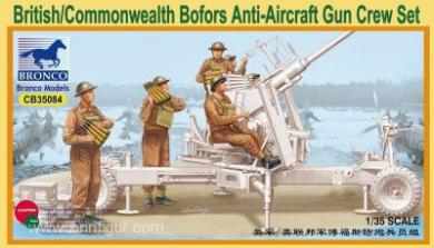 Britische/Commonwealth Bofors Geschützbedienung 