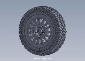 Wolf W.M.I.K Standard Tread Pattern Wheel Set 