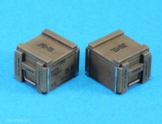 WWII 210rd Cal.50 Wooden Ammo Crate Set 