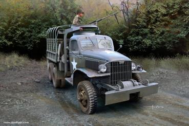 US GMC CCKW-352 avec tourelle de mitrailleuse 