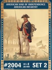 Set d'infanterie US 2 - Révolution américaine 