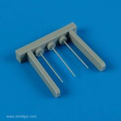 Bf 109F/G/K Tubes de Pitot 