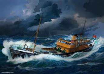 Nordsee Fisch-Trawler 