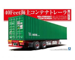 40 Fuß Container Seefracht Anhänger 