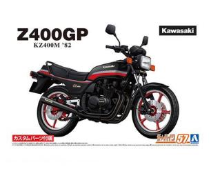 Kawasaki KZ400M Z400GP '82 avec Custom Parts 