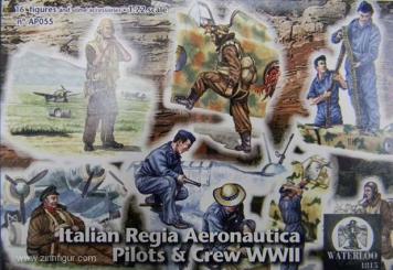Italian Redia Aeronautica Pilots & Crew WWII 