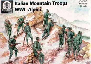 Italienische Alpini Gebirgstruppen 