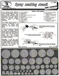 Masque de pulvérisation : cercles pour les roues 