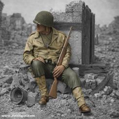 Soldat américain - en pause (sans socle) 