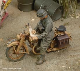 Motocycliste DKW 