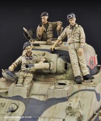 Équipage de char Sherman Clive 