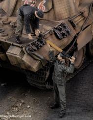 German Tankers Loading Ammo 