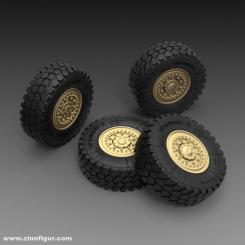 US 4x4 MRAP Roues - en charge 