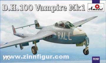 D.H.100 Vampire Mk1 RAF jet fighter 