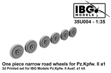 One piece Narrow Road Wheels for Pf.Kpfw.II Ausf.A1 