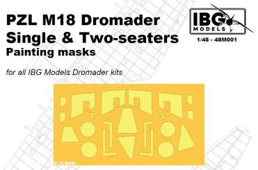 Feuille de masquage PZL M18 Dromader 
