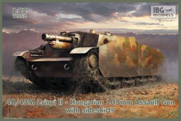 40/43M Zrinyi II 105 mm Sturmgeschütz mit Schürzen 