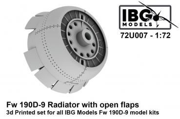 Fw 190D-9 Radiateur avec volets ouverts 