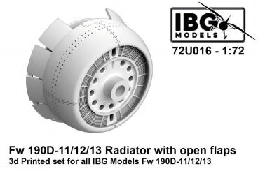 Fw 190D-11/12/13 Radiator with open Flaps 