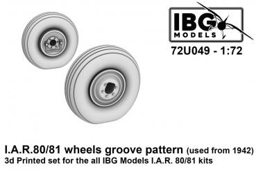 IAR.80/81 Wheels with Groove Pattern (from 1942) 