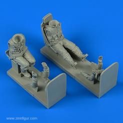 German Luftwaffe Pilot and Gunner WWII with Seats for Ju 87 Stuka 