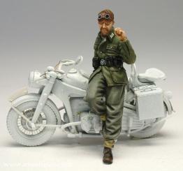 Deutscher Motorradsoldat 
