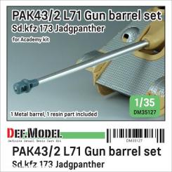 Tube de canon de la panthère de chasse PaK43/2 L71 