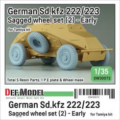 Sd.Kfz.222/223 Set de roues à charge précoce 