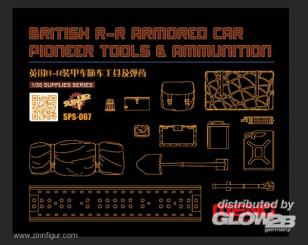 British R-R Armored Car Pioneer Tools & Ammunition 