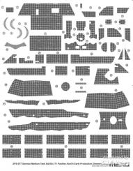 Sd.Kfz.171 Panther Ausf.A Early Zimmerit Decal 