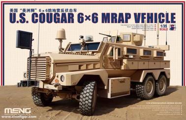 Véhicule US Cougar 6x6 MRAP 