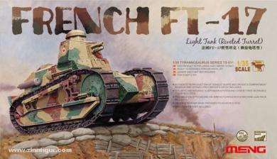 FT-17 Leichter Panzer mit genietetem Turm 