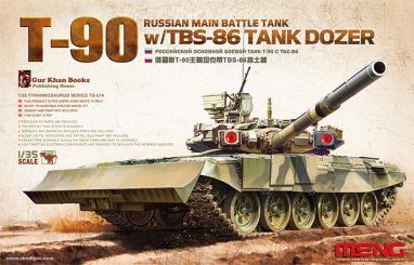 Russischer Kampfpanzer T-90 mit TBS-86 