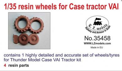 Roues en résine pour tracteur US Army Case VAI 