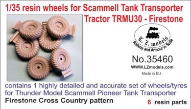 Roues pour tracteur Scammel TRMU30 "Firestone 