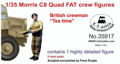 "Tea Time" - Soldat britannique pour Morris C8 Quad 