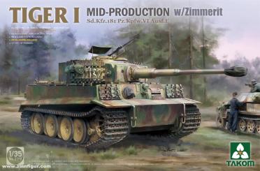 Tiger I production moyenne avec Zimmerit - Pz.Kpfw.VI Ausf.E 
