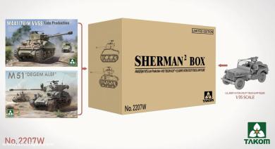 Sherman² Box - M4A1(76)W VVSS Spät & M51 Degem Alef 