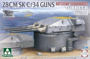 28cm SK C/34 Geschützturm B der Scharnhorst 